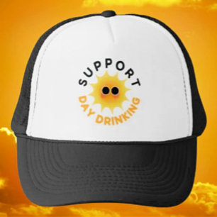Boné Bebendo de suporte do Sunshine Trucker Hat