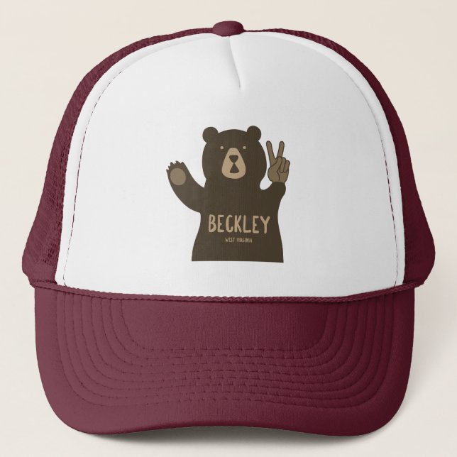 Boné Beckley West Virginia Urso da Paz (Frente)