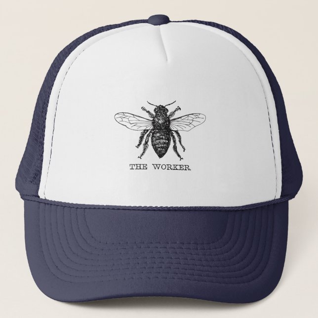 Boné Bee Worker Honey Black Bumblebee (Frente)