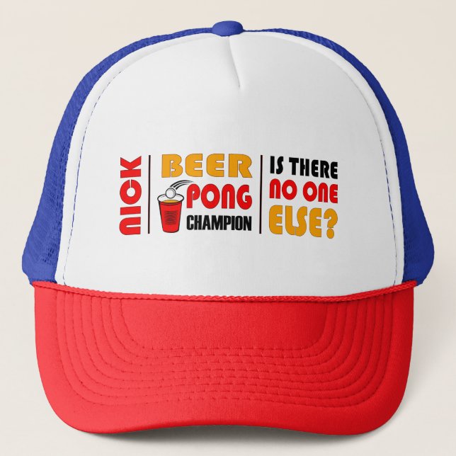 Boné Beer Pong Champ Trucker Hat (Frente)