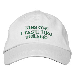 Boné BEIJA-ME EU GOSTO DE Humor IRLANDÊS-Irlandês