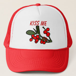 Boné Beije-me chapéu do visco