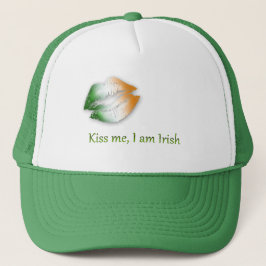 Boné Beije-me Eu sou Irlandês - Chapéu