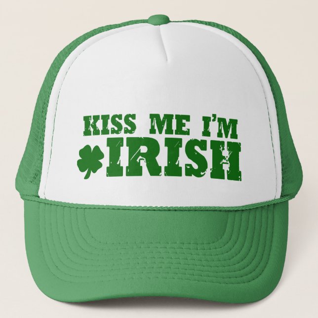 Boné Beije-me o irlandês Im (Frente)