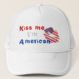 Boné Beije-me que eu sou americano