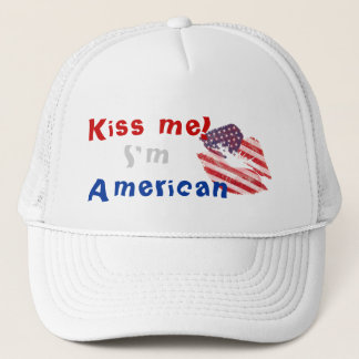 Boné Beije-me que eu sou americano