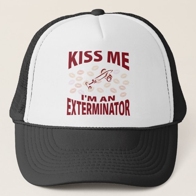 Boné Beije-me que eu sou um Exterminator (Frente)