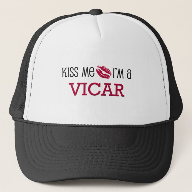 Boné Beije-me que eu sou um VIGÁRIO (Frente)
