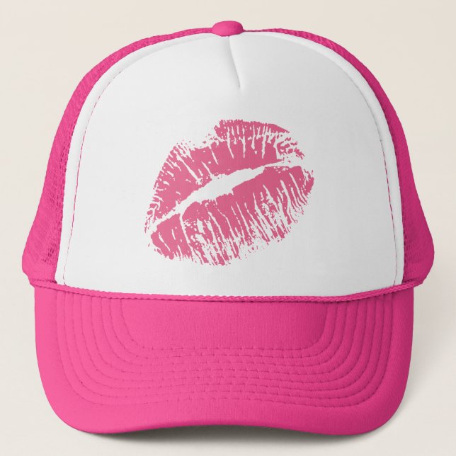 Boné Beijo Rosa (Frente)