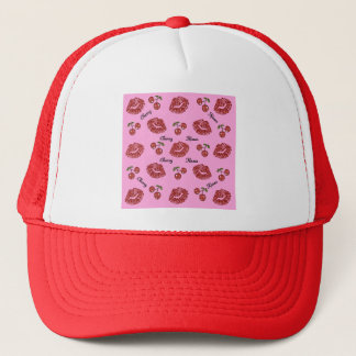 Boné Beijos de Cereja Rockabilly RAB em Rosa