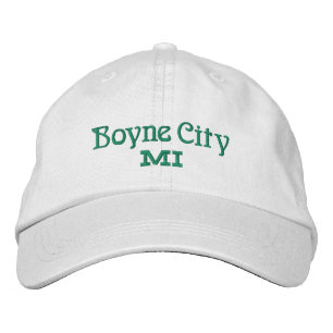 Boné Beisebol bordado pela cidade de Boyne Michigan