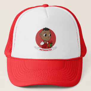Boné Bela animação de natal Trucker Hat