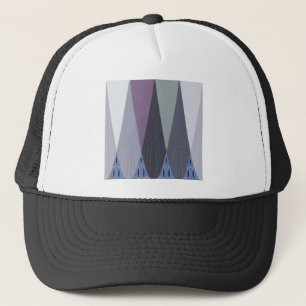 Boné Bela Arte de Impressão de Design Chevron Incrível