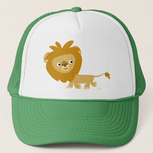 Boné Bela caminhada Cartoon Lion Hat (Frente)