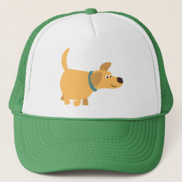 Boné Bela Cartoon Amarelo Labrador Hat