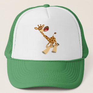 Boné Bela Cartoon Ambling Giraffe Hat