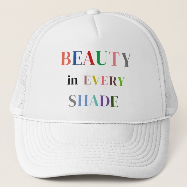 Boné Beleza Em Cada Chapéu De Caminhoneiro (Frente)