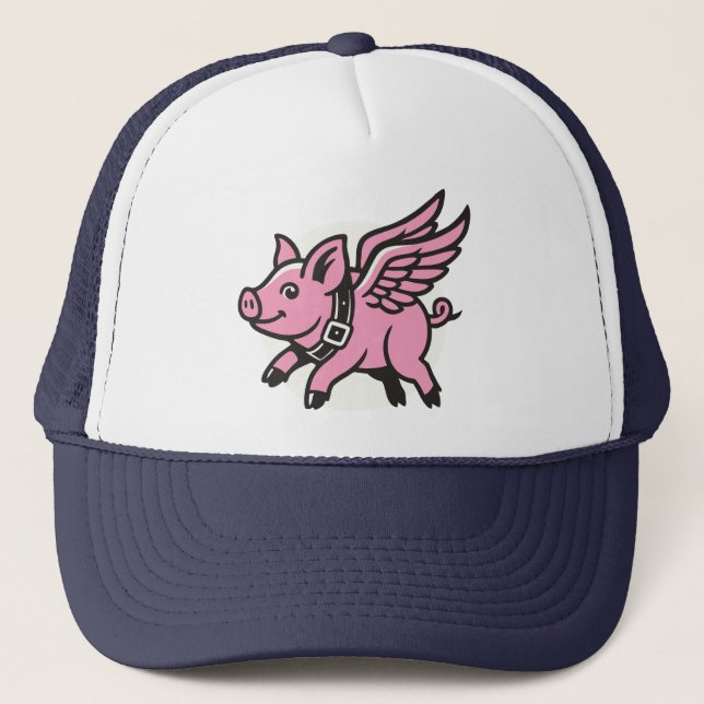 Boné Believe the Impossible - When Pigs Fly T-Shirt (Frente)