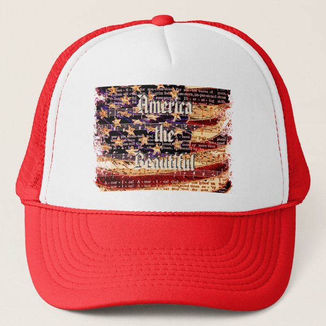 Boné Belo Chapéu Patriótico América-WR (Frente)