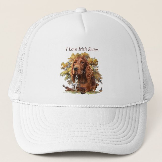 Boné Belo Red Setter Irlandês (Frente)