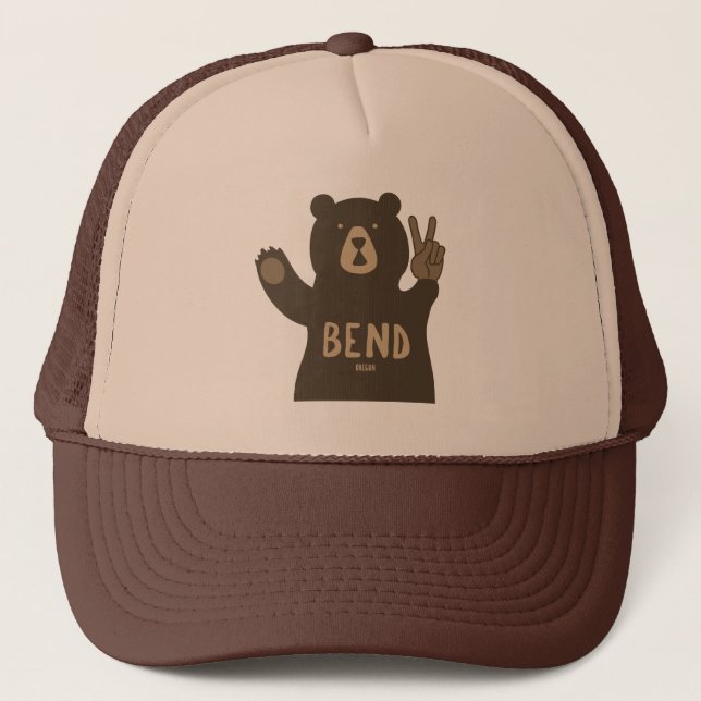 Boné Bend Oregon Peace Bear (Frente)