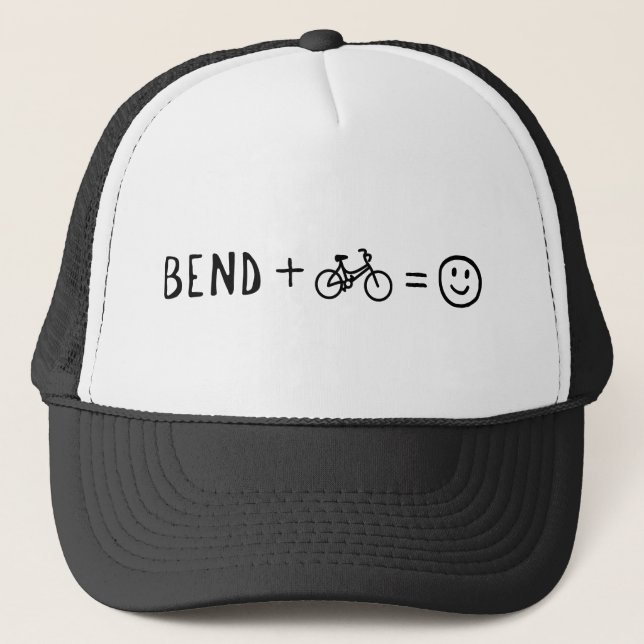 Boné Bend Oregon Plus Bikes Faz Você Feliz (Frente)