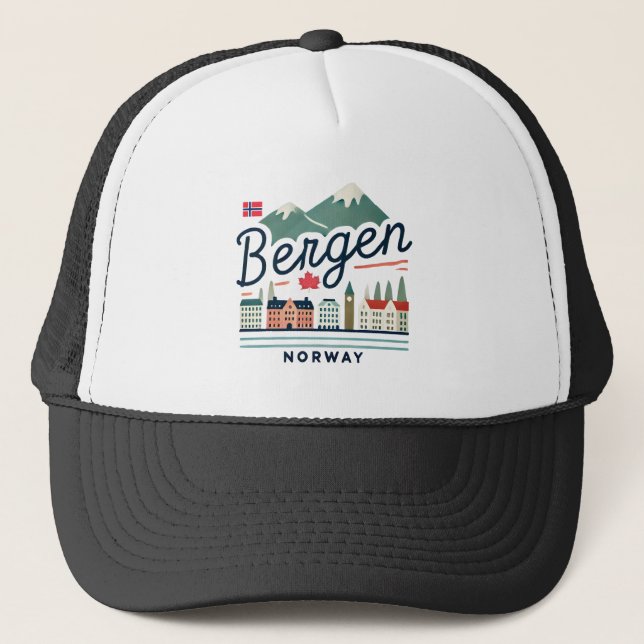 Boné Bergen Noruega (Frente)