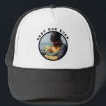 Boné Best Dad Ever Custom Photo Fathers Day Gift Trucke<br><div class="desc">Best Dad Ever Custom Photo Fathers Day Gift Trucker Hat</div>