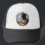Boné Best Dad Ever Custom Photo Fathers Day Gift Trucke<br><div class="desc">Best Dad Ever Custom Photo Fathers Day Gift Trucker Hat</div>