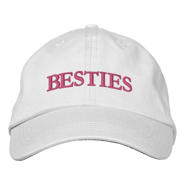 Boné Besties Melhores Amigos Personalizados em Tipograf (Frente)