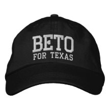 Beto para o Texas preto e branco