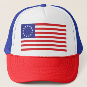 Boné Betsy-Ross-Bandeira. - 1776