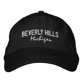 Boné Beverly Hills Michigan Embroidered Baseball Hat