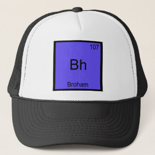 Boné Bh - Broham Camiseta de Símbolo de Elemento de Quí