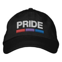 Boné Bi Pride Bordado de Baseball