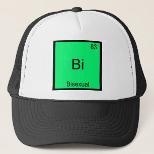 Boné Bi - Símbolo de Elemento de Química Bissexual Fu