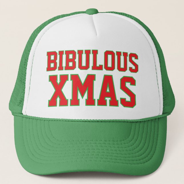 Boné Bibulous Christmas™ Trucker Hat (Frente)