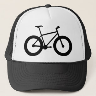 Boné bicicleta cansado gorda