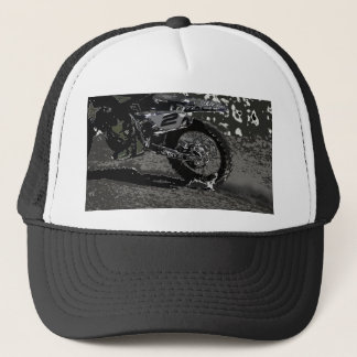 Boné Bicicleta de diafragma (preto e branco)