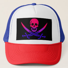 Boné Bicicleta Jolly Roger Pride Flag Trucker Hat