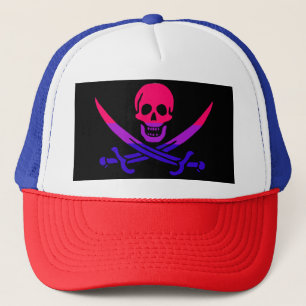 Boné Bicicleta Jolly Roger Pride Flag Trucker Hat