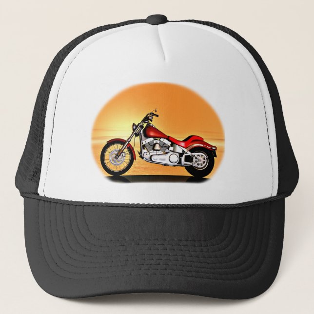 Boné bicicleta sunset (Frente)