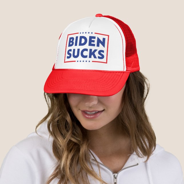 Boné Biden chupa engraçada anti joe Biden pro trump (In Situ)
