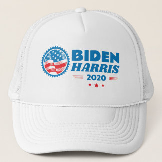 Boné Biden Harris 2020 Flag Seal White