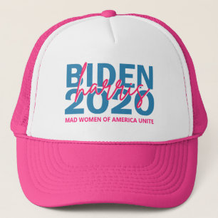 Boné Biden Harris 2020 Mad Women Hot Pink Campaign Hats