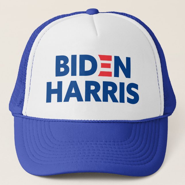 Boné Biden / Harris branco e azul (Frente)