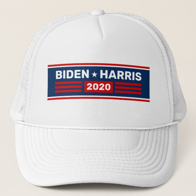 Boné Biden Harris Campanha Eleitoral 2020 Rally Hats (Frente)
