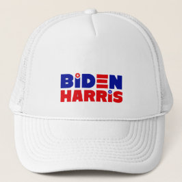 Boné BIDEN / HARRIS Trucker Hat - BRANCO