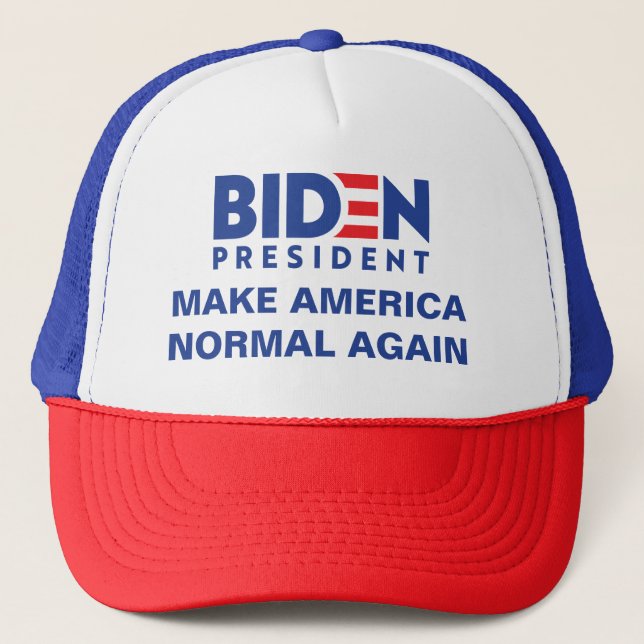 Boné Biden para Presidente Torne a América normal novam (Frente)