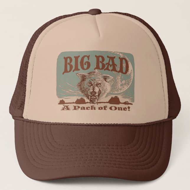 Boné Big Bad Wolf Gear por Mudge Studios (Frente)